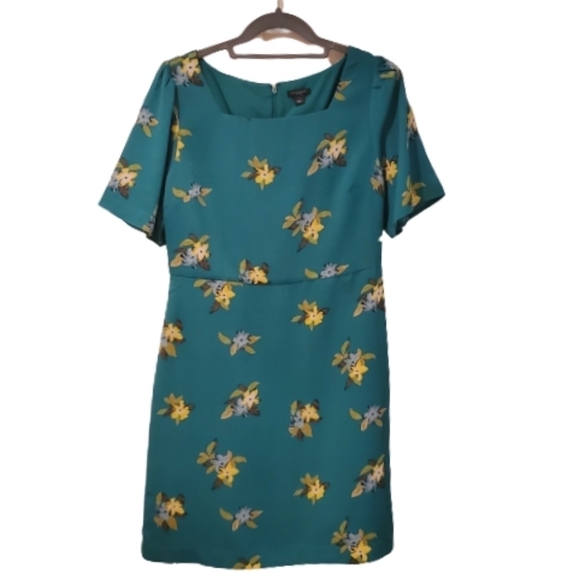Ann Taylor Factory Floral Square Neck Dress - Picture 2 of 7